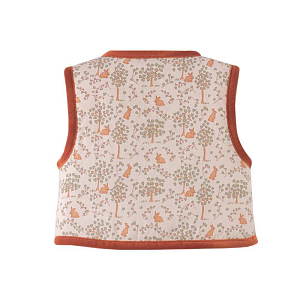 Жилет двусторонний Gingersnaps "Baby Glade", ваниль с карамелью